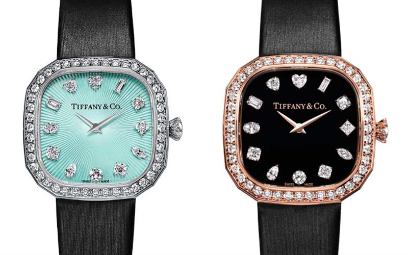 『新表』Tiffany推出3枚蒂芙尼Eternity珠寶腕表：枕形表殼，12種琢形鉆石時(shí)標(biāo)-復(fù)刻表
