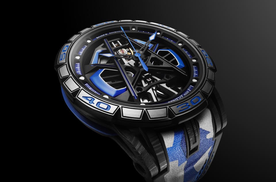 羅杰杜彼再度以藍(lán)寶堅尼Huracán Sterrato跑車為靈感打造新款王者競速限量表-復(fù)刻表