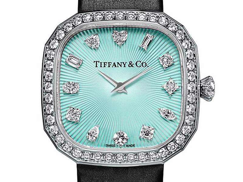 『新表』Tiffany推出3枚蒂芙尼Eternity珠寶腕表：枕形表殼，12種琢形鉆石時(shí)標(biāo)-復(fù)刻表
