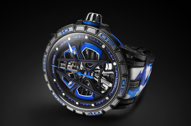 羅杰杜彼再度以藍(lán)寶堅尼Huracán Sterrato跑車為靈感打造新款王者競速限量表-復(fù)刻表