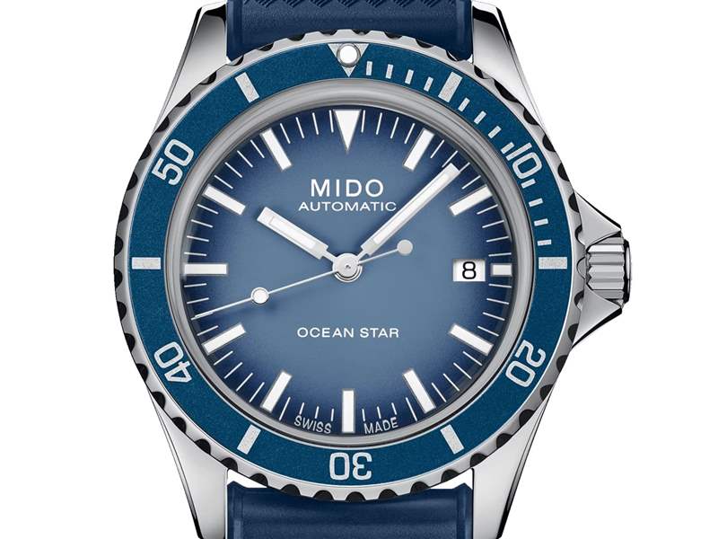 美度推出Ocean Star Tribute Gradient Blue漸變藍(lán)色表盤腕表-復(fù)刻表