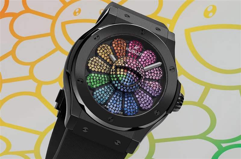 Hublot再聯乘村上隆獨一無二微笑之花震撼作-復刻表