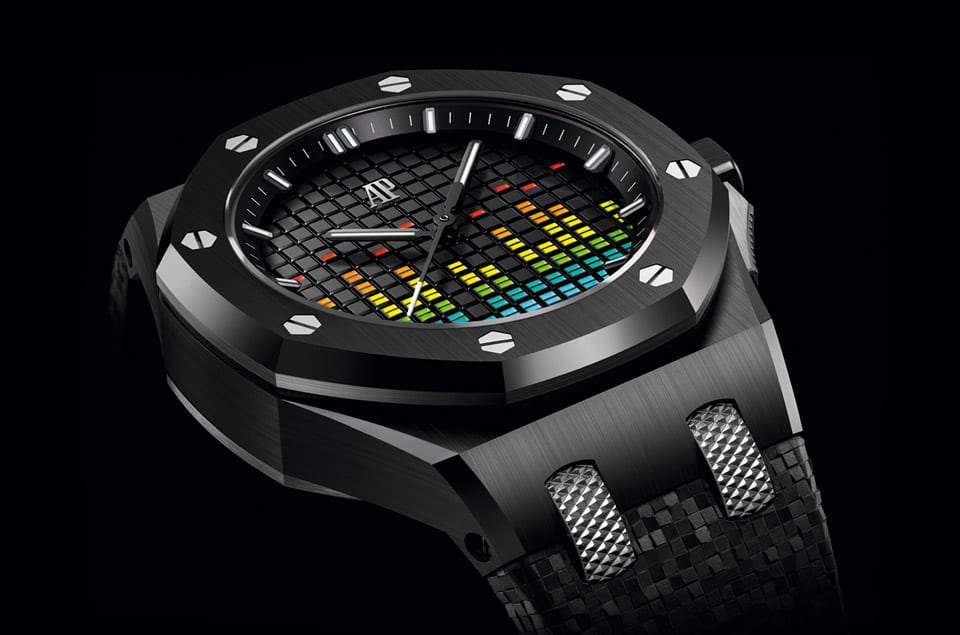 AP皇家橡樹離岸型音樂限量版追加37毫米黑陶瓷殼新款-復(fù)刻表