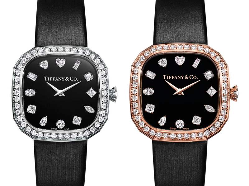 『新表』Tiffany推出3枚蒂芙尼Eternity珠寶腕表：枕形表殼，12種琢形鉆石時(shí)標(biāo)-復(fù)刻表