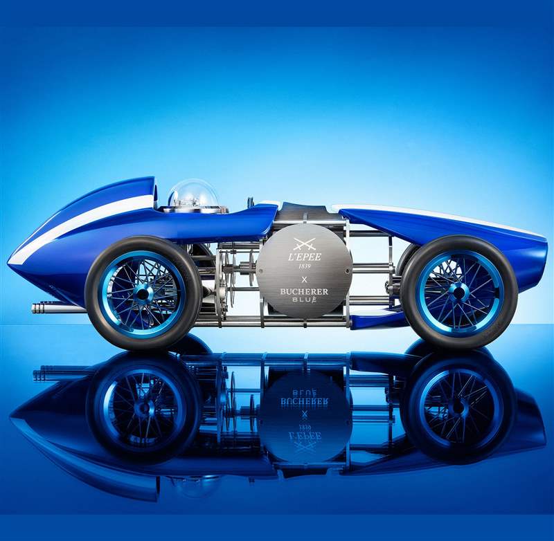 Bucherer推出3枚Bucherer Blue時計新作：Girard-Perregaux、H. Moser & Cie.和L’Epe?e合作版-復刻表