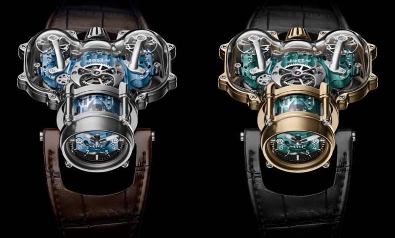 最美機芯雙色齊發(fā)|MB&F HM9 Sapphire Vision-復(fù)刻表