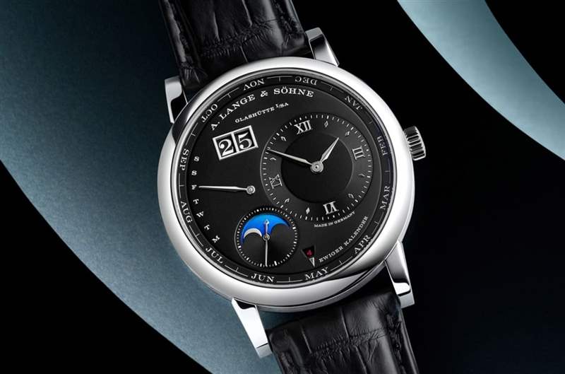 朗格Lange 1萬(wàn)年歷新添鉑金黑面款式-復(fù)刻表