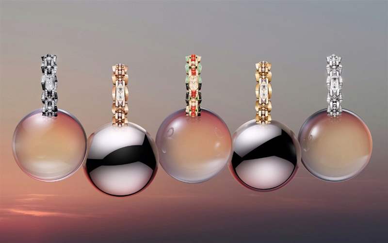 Cartier推出5枚Mécabille高級珠寶腕表:寶石滾珠與方釘元素-復刻表