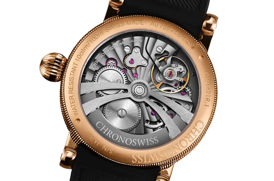 CHRONOSWISS瑞寶回歸臺灣市場創(chuàng)立40周年呈獻限量大作Delphis Oracle手表-復(fù)刻表