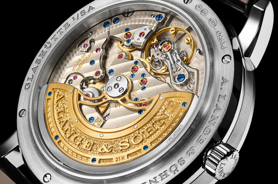 朗格Lange 1萬(wàn)年歷新添鉑金黑面款式-復(fù)刻表