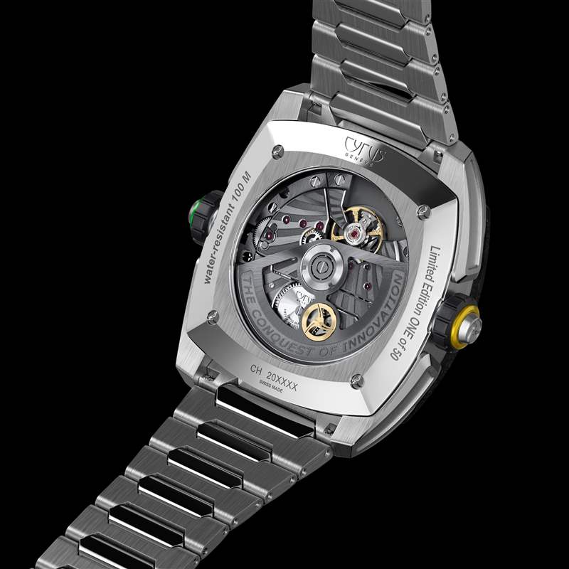 瑞士表廠CYRUS特立獨行新作大玩復雜功能可同步測量兩個時段-復刻表