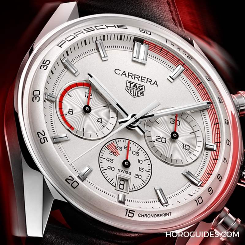 強強再聯手重現傳奇跑車風采｜TAG HEUER Carrera Chronosprint x Porsche-復刻表