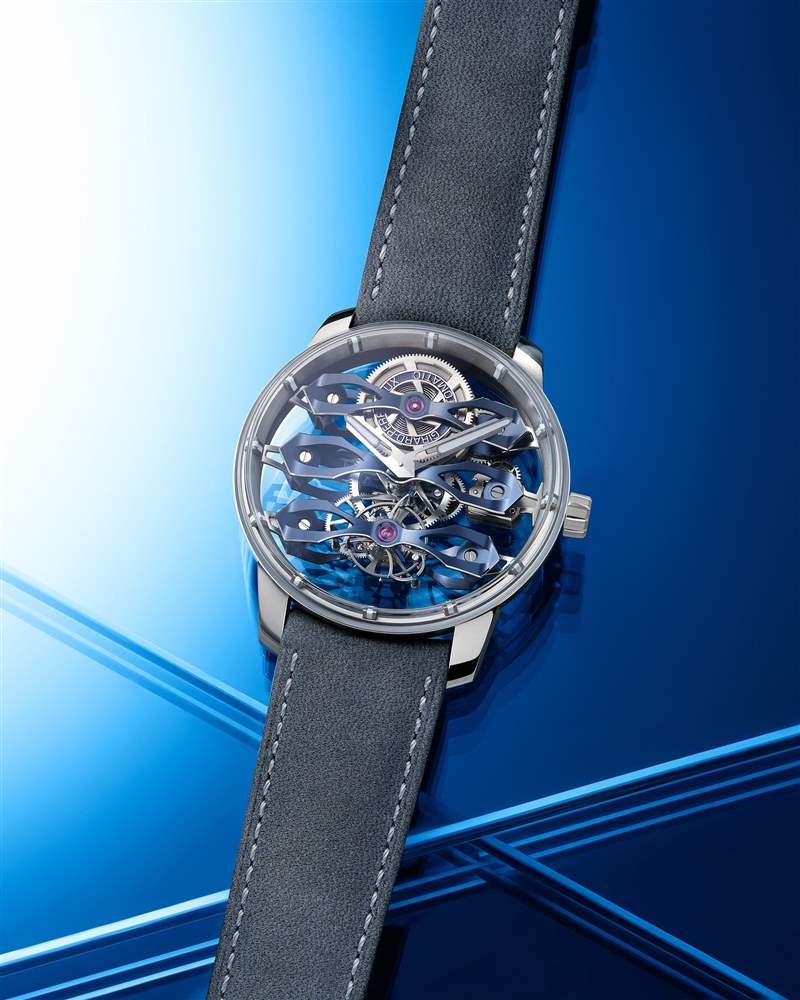 Bucherer推出3枚Bucherer Blue時計新作：Girard-Perregaux、H. Moser & Cie.和L’Epe?e合作版-復刻表