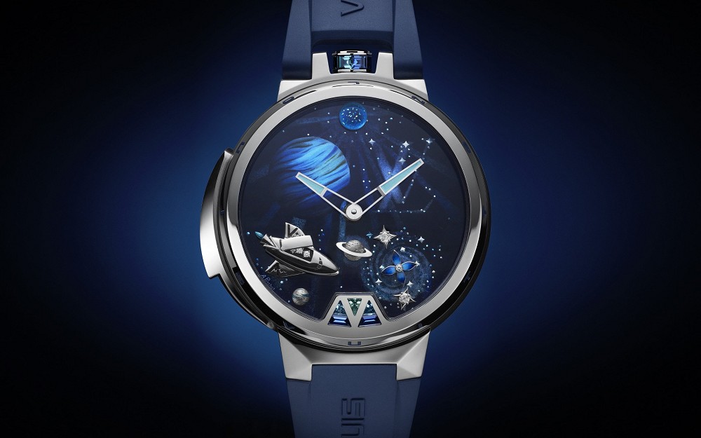 Louis Vuitton推出Tambour Jacquemart Minute Repeater 200 Years三問報時腕表:太空漫游-復(fù)刻表