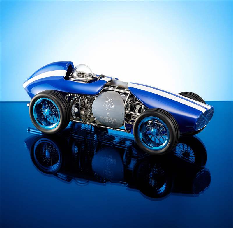 Bucherer推出3枚Bucherer Blue時計新作：Girard-Perregaux、H. Moser & Cie.和L’Epe?e合作版-復刻表