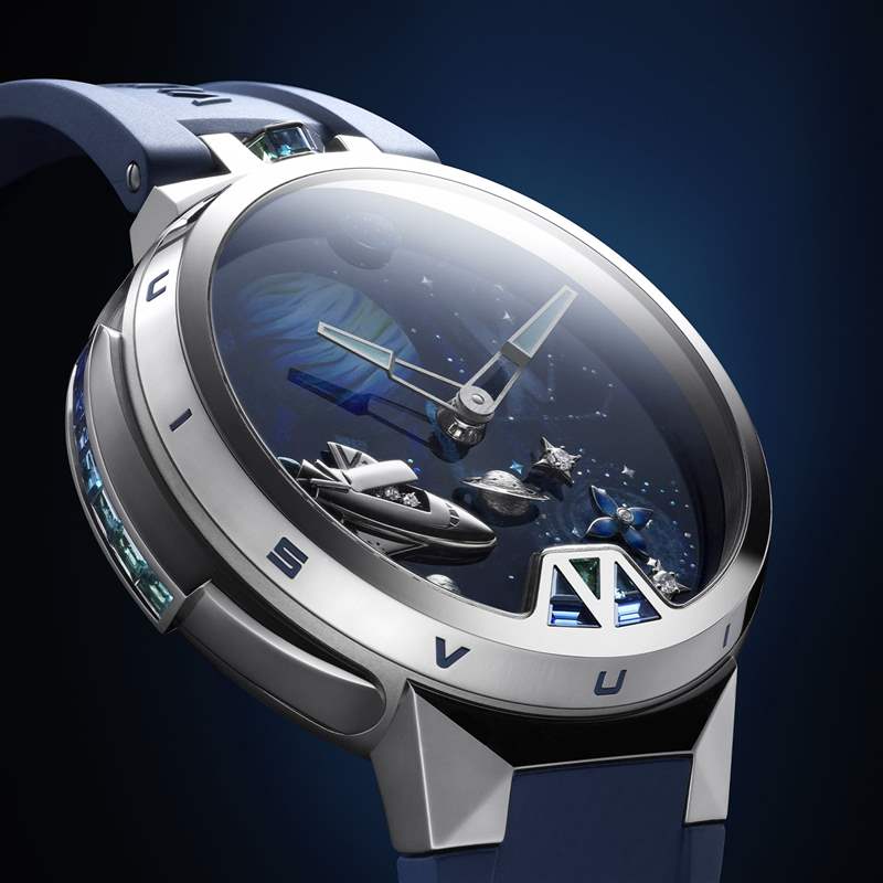 Louis Vuitton推出Tambour Jacquemart Minute Repeater 200 Years三問報時腕表:太空漫游-復(fù)刻表