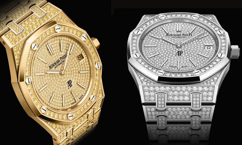 光彩熠熠！愛彼Royal Oak Jumbo全鑲寶石版限量登場-復刻表