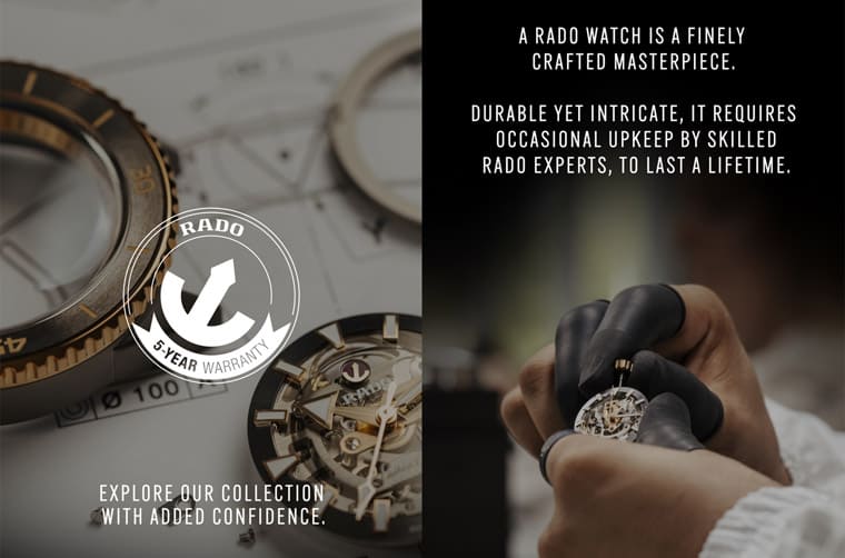 RADO雷達(dá)表將保固期從2年延長(zhǎng)至5年但入手時(shí)間點(diǎn)要特別注意-復(fù)刻表
