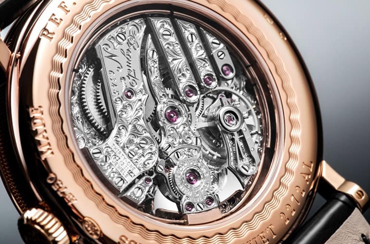 寶琺璣Classique 7637三問表改換玫瑰金表殼搭黑色琺瑯面盤表背依舊令人超驚艷-復刻表