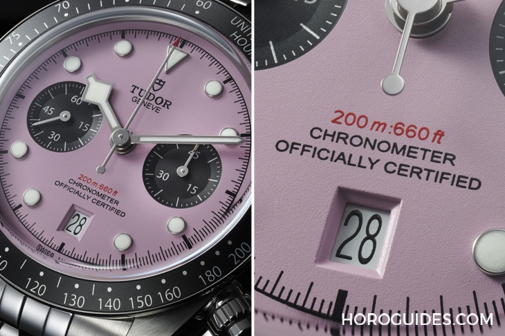 顛覆傳統(tǒng)的粉紅熊貓！帝舵表TUDOR發(fā)表Black Bay Chrono 'Pink'粉紅表盤(pán)計(jì)時(shí)碼表-復(fù)刻表