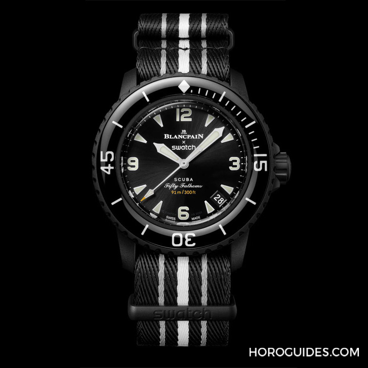 太驚喜！更貼近五十噚腕表神韻的黑色調Blancpain × Swatch聯名表款「Ocean of Storm」現身-復刻表