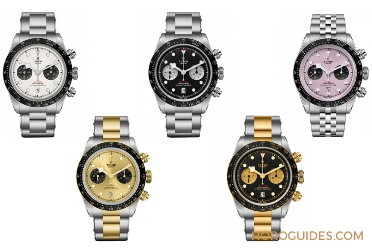 顛覆傳統(tǒng)的粉紅熊貓！帝舵表TUDOR發(fā)表Black Bay Chrono 'Pink'粉紅表盤(pán)計(jì)時(shí)碼表-復(fù)刻表