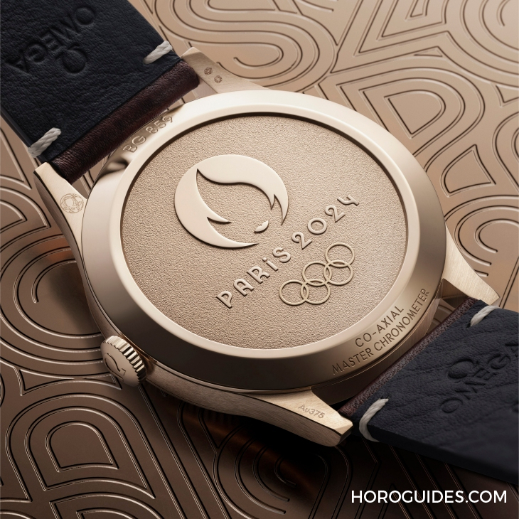 青銅金再現(xiàn)CK 859復古設計,向奧運獎牌致敬! OMEGA加推巴黎2024年奧運會青銅金腕表-復刻表