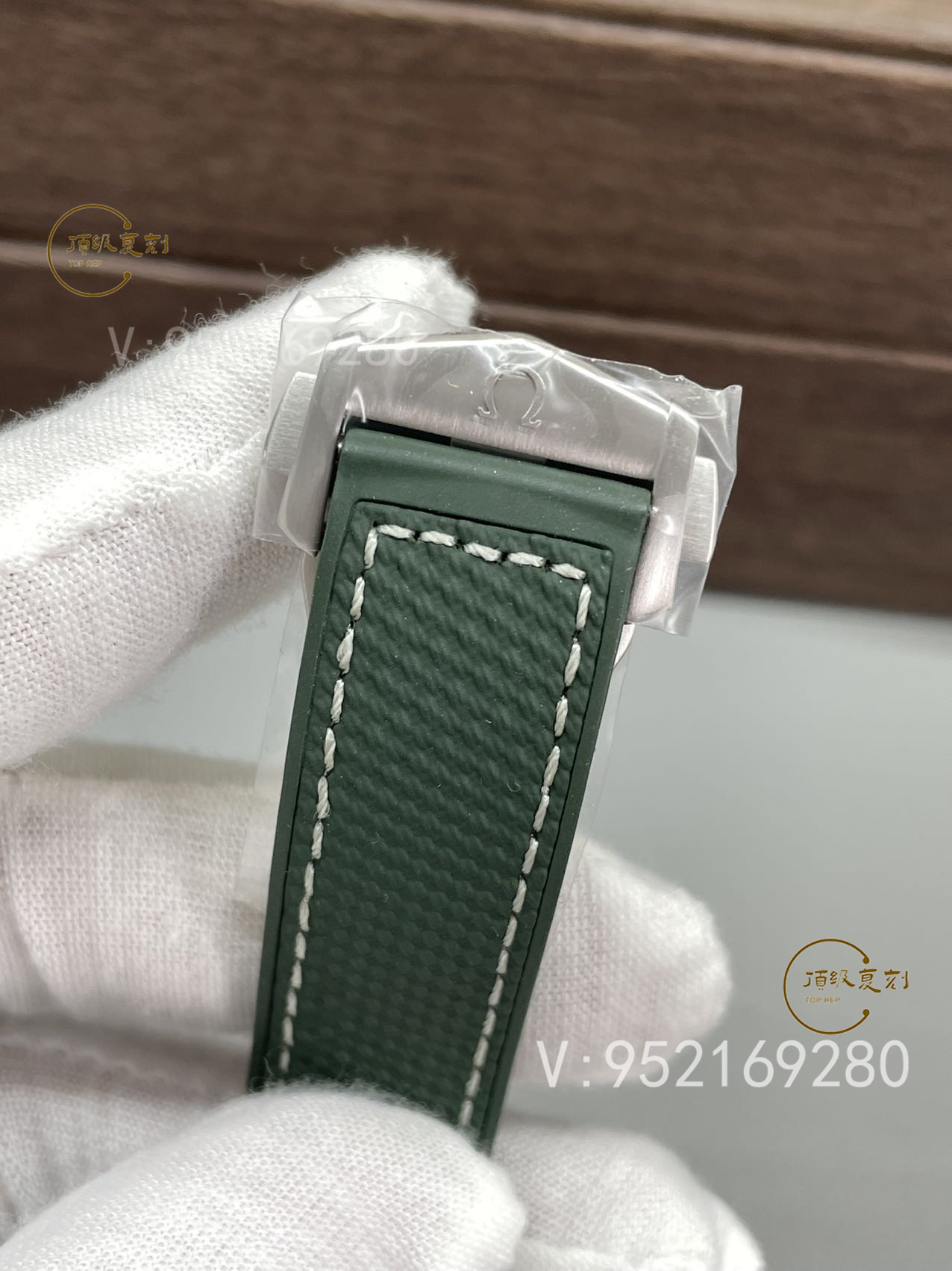 VS廠歐米茄新品海馬600m系列手表綠圈磨砂盤,型號215.32.44.21.06.001-復(fù)刻表