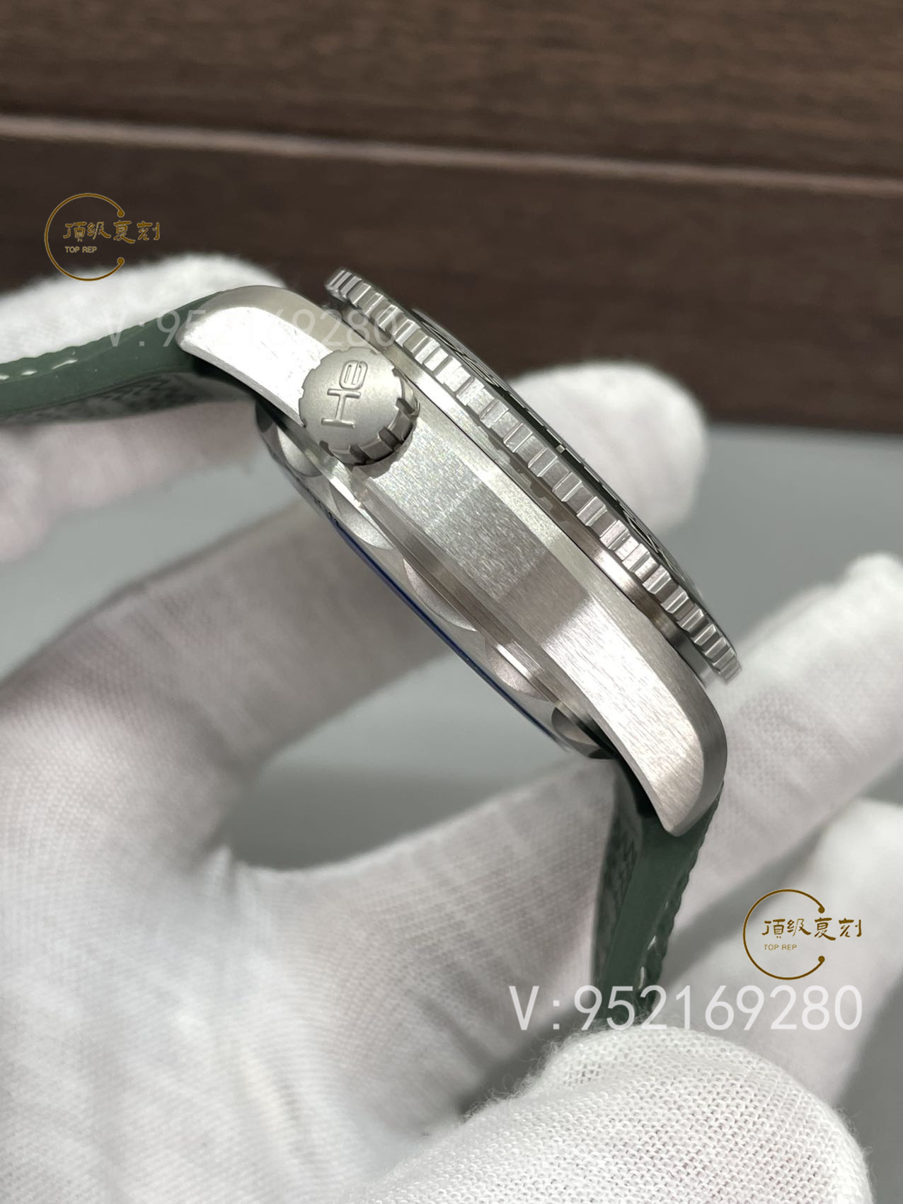 VS廠歐米茄新品海馬600m系列手表綠圈磨砂盤,型號215.32.44.21.06.001-復(fù)刻表