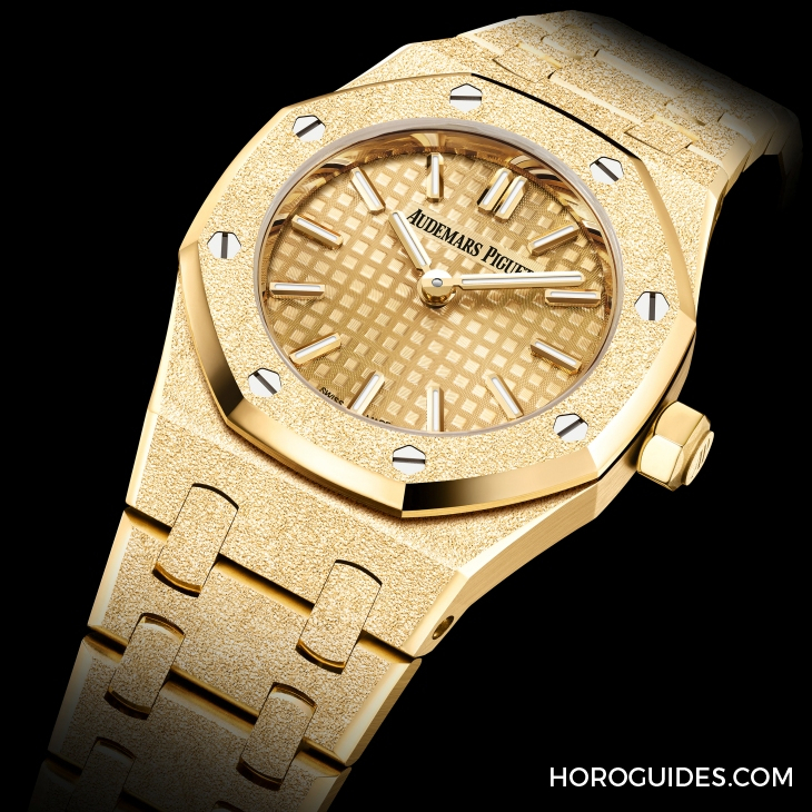 迷你Royal Oak閃耀回歸|AUDEMARS PIGUET Royal Oak Mini霜金石英腕表-復刻表