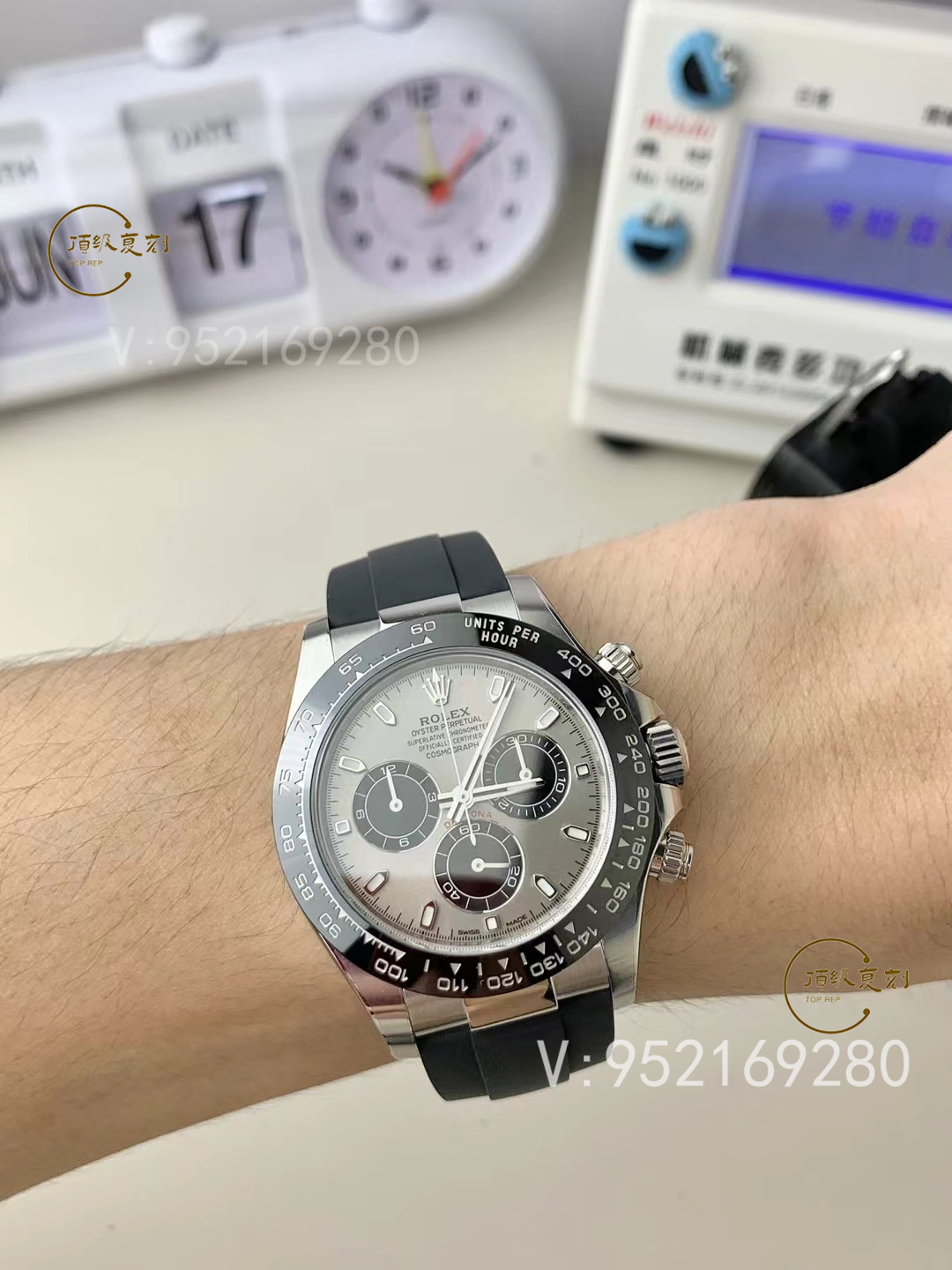 C廠勞力士4130白金水泥灰迪深度解析,重量對版嗎-復(fù)刻表