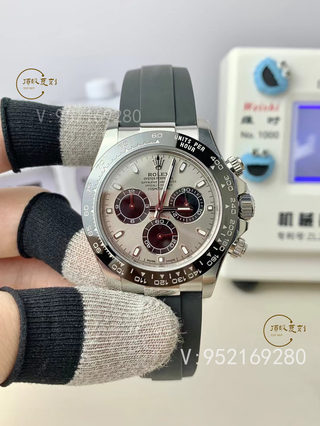 C廠勞力士4130白金水泥灰迪深度解析,重量對版嗎-復(fù)刻表