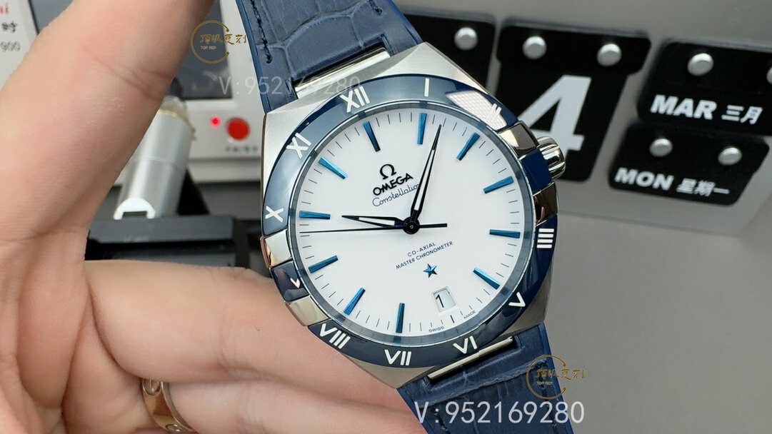 VS廠歐米茄第五代星座藍圈白面腕表：精致復刻與性能評測-復刻表