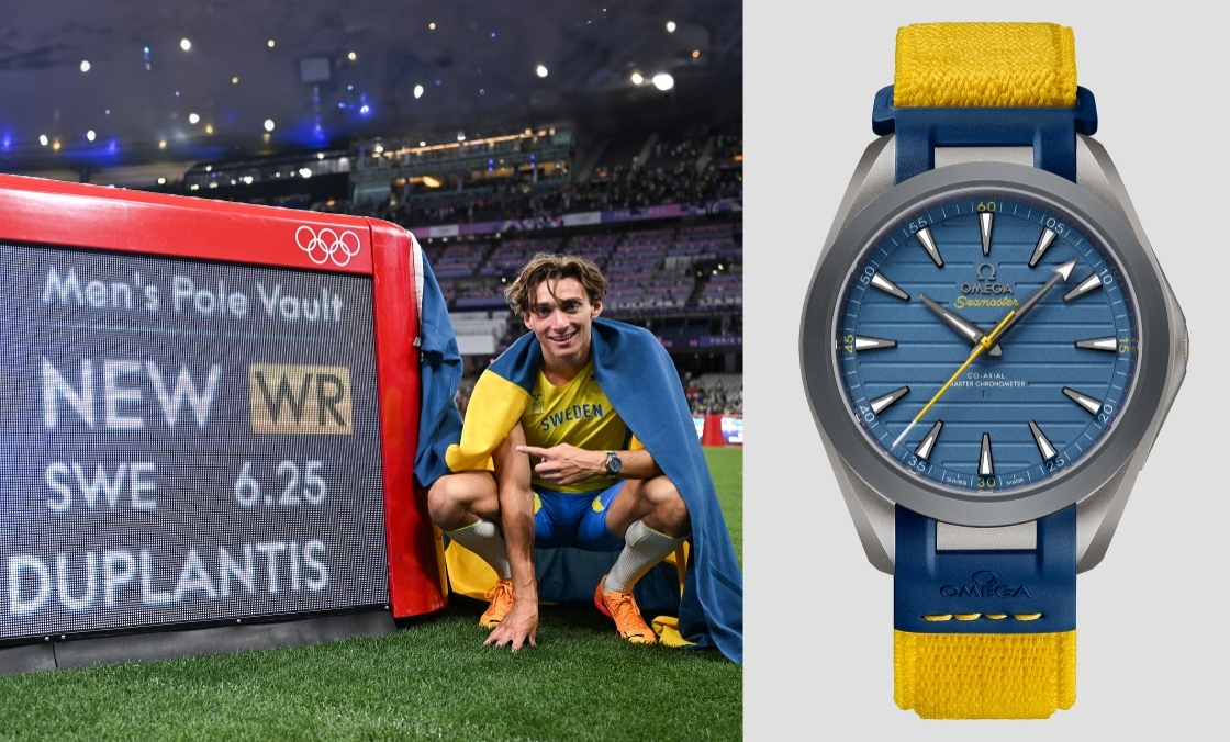 超輕鈦金！ OMEGA為奧運金牌得主Armand Duplantis推出新款Seamaster Aqua Terra Ultra Light-復刻表