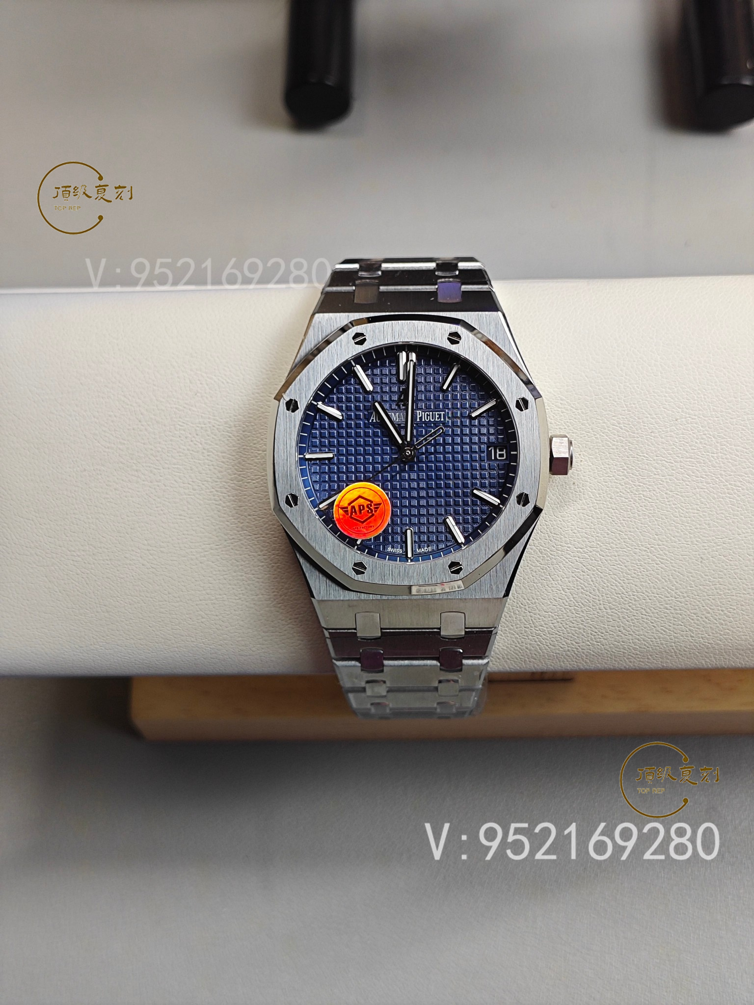 深入解析APS愛(ài)彼復(fù)刻表15500藍(lán)面版:4302一體機(jī)芯與原裝同步功能-復(fù)刻表